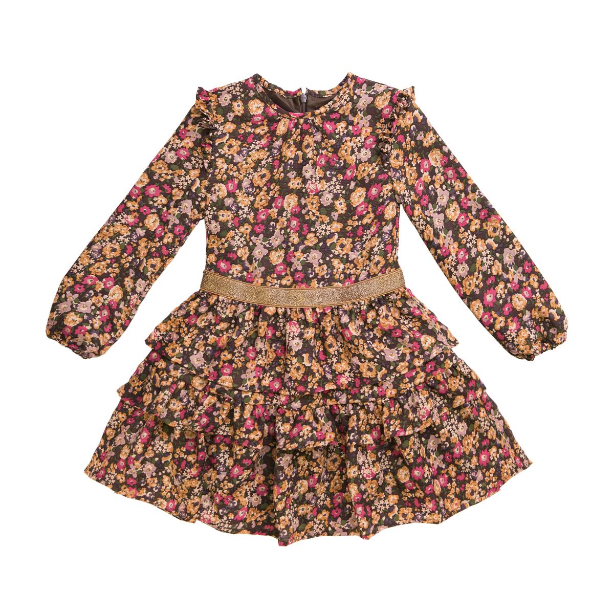 Imoga - Palmer Chiffon Floral Print Tiered Dress