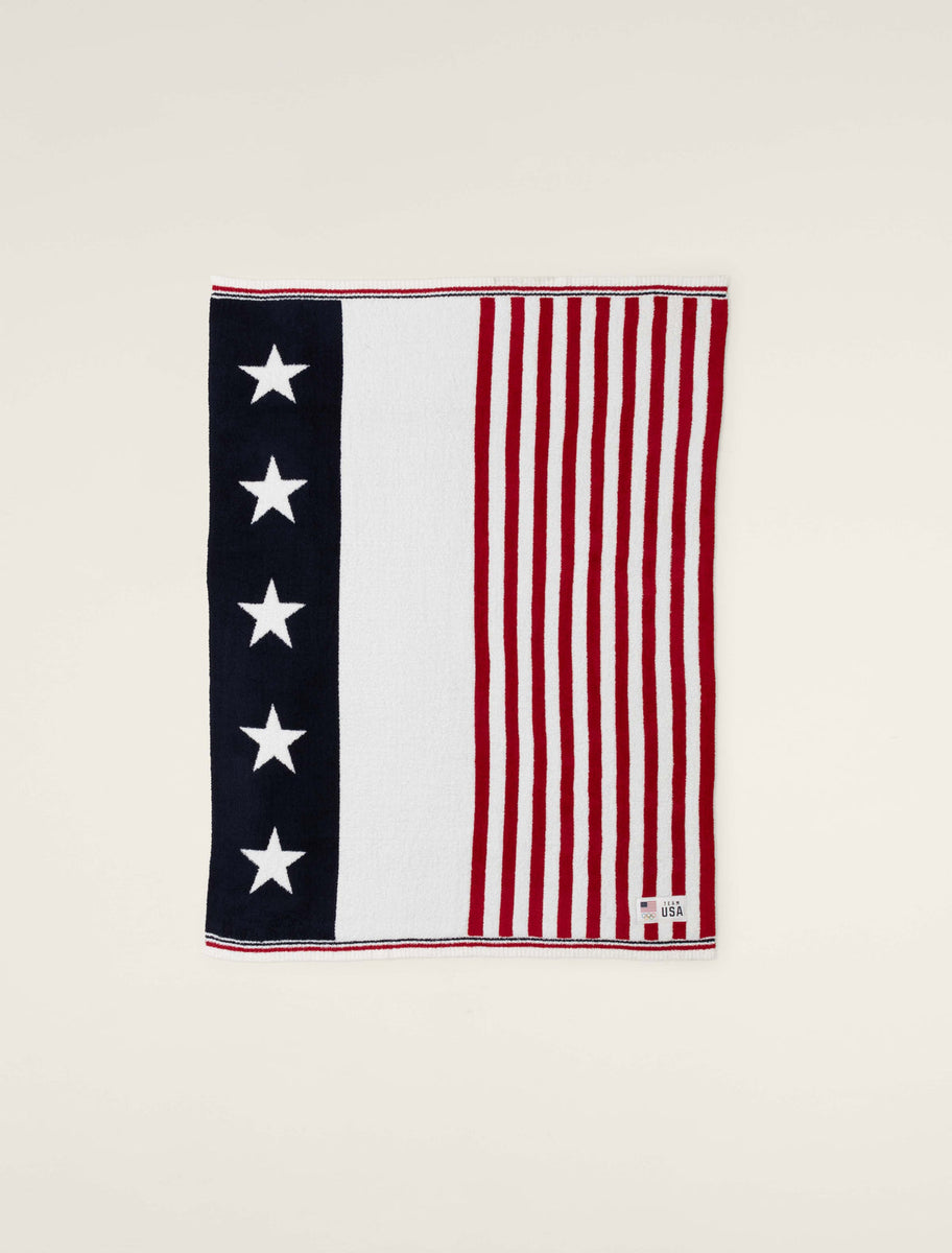 CozyChic® Team USA Stars and Stripes Throw Blanket | Indigo Multi