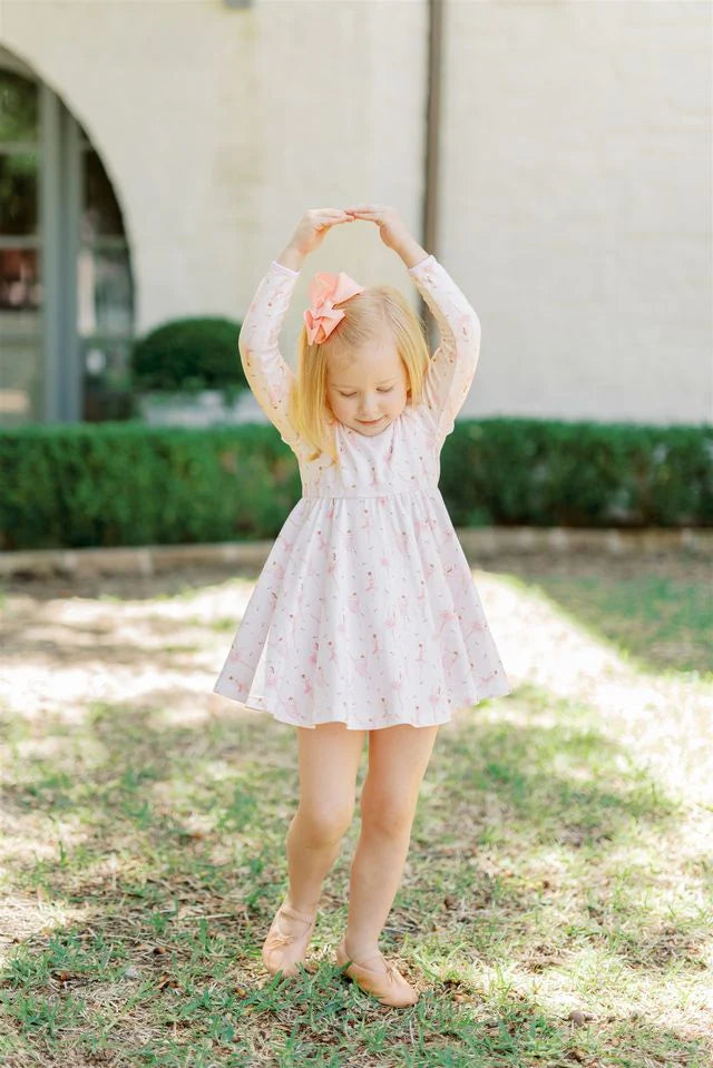 long sleeve twirl dress Ballerinas 5 EDIT_EE_25PF Color:Navy/Mauve circle skirt Chic Bohemian Bridesmaid Dresses