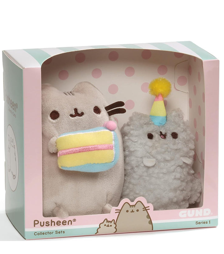 Birthday Pusheen Stormy Collector Set Pink and Blue Avenue