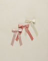 Satin Bows Set of 3 | Bubblegum / Lipstick / Natural