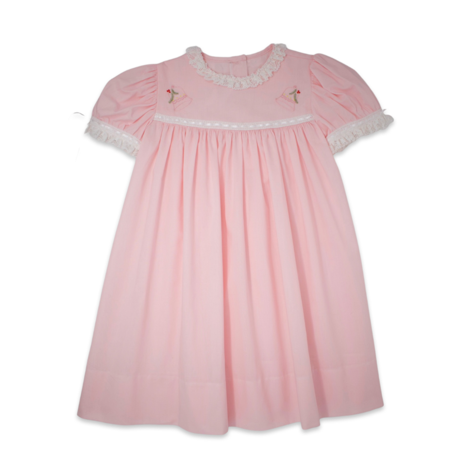 Tiny Town Dress-Pink Batiste (Toddler) Pink Bastite / 4T