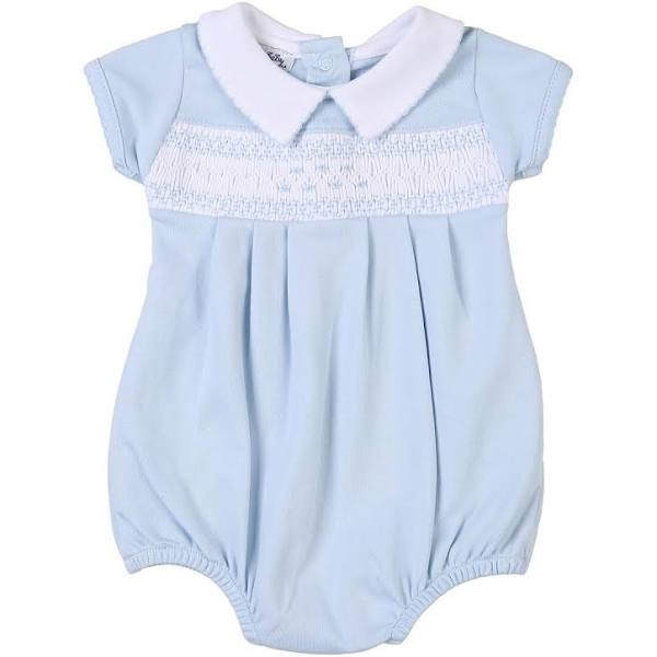 Layla and lennox smocked collared boy bubble – 